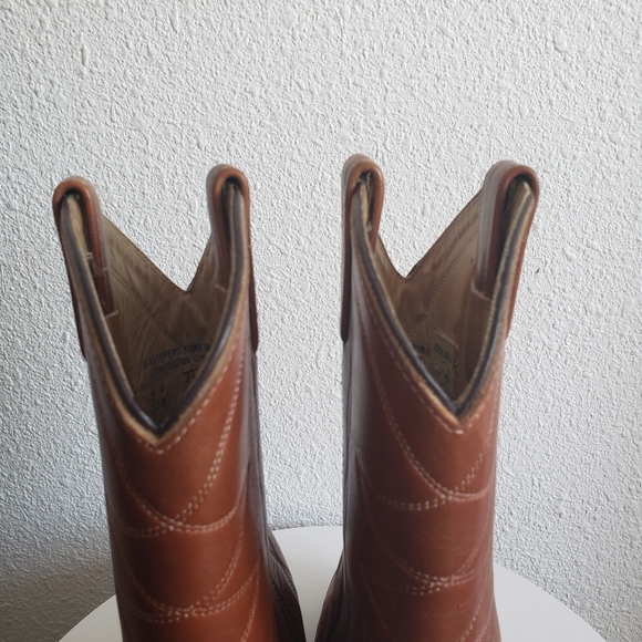 Western Cowboy Rodeo Farm Leather Boots